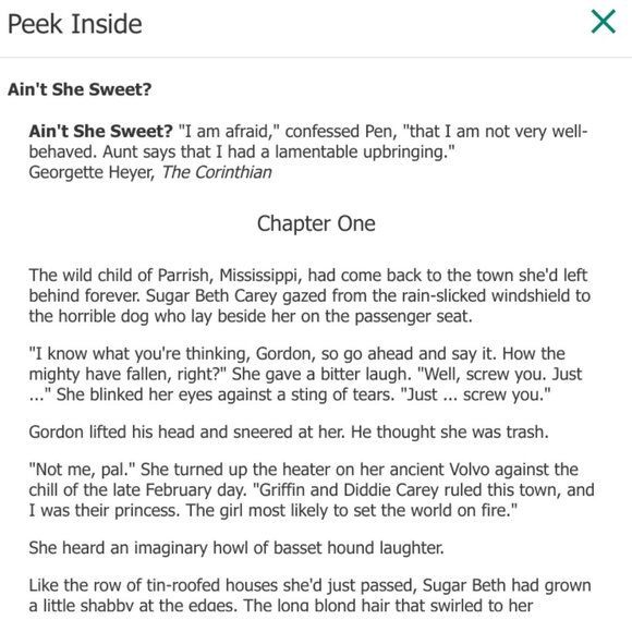 4/$30 Bundle: Hardcover Novel, "Ain't She Sweet?" Susan Elizabeth Phillips - Picture 2 of 3